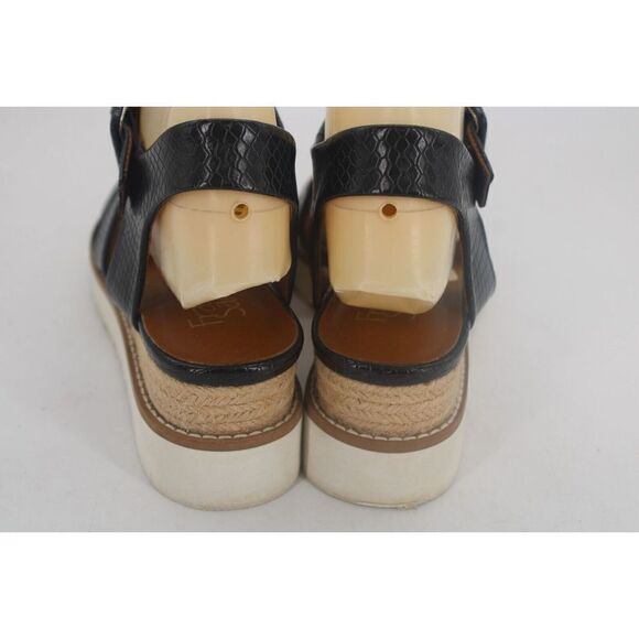 Franco Sarto Womens Colton Strapped Sandals Black Size: 7M - Picture 8 of 11